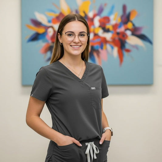 Premium Scrub Tops for Women – Prestige Trio