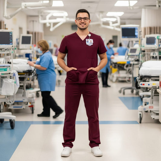 Premium Men’s Scrub Tops (Prestige Trio)