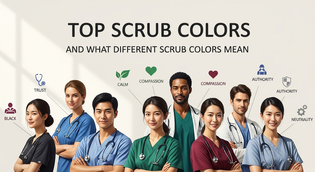 What Different Scrub Colors Mean