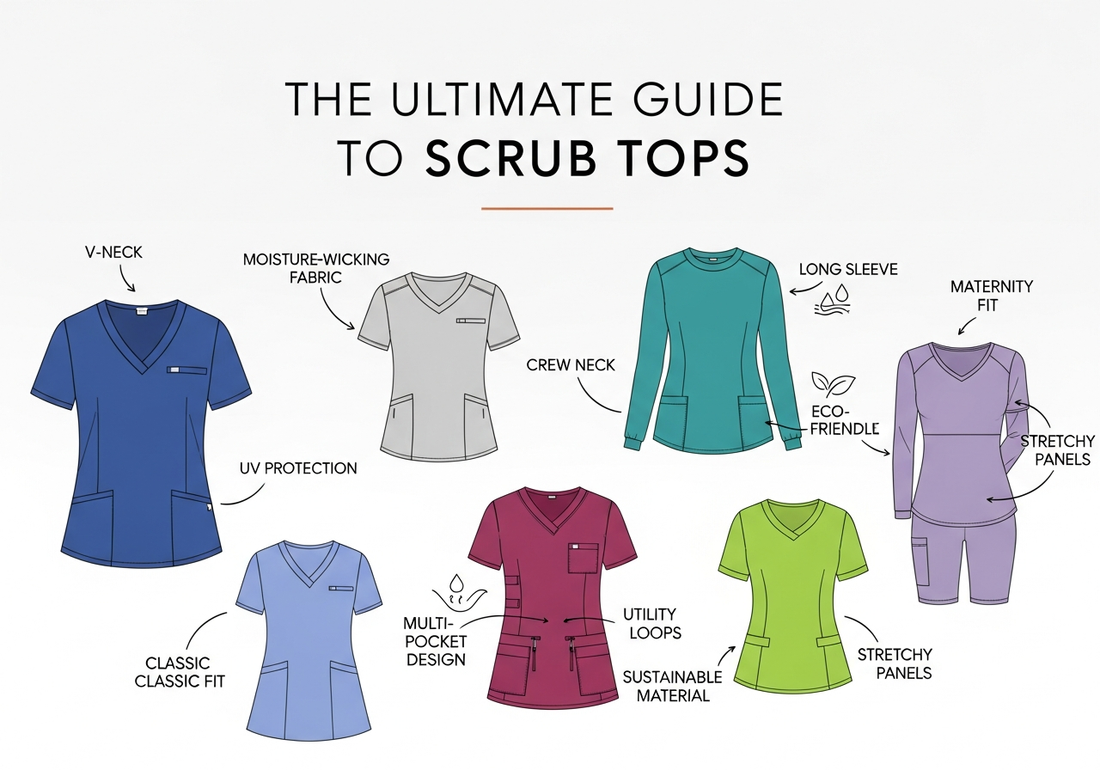 scrubs scrub tops​