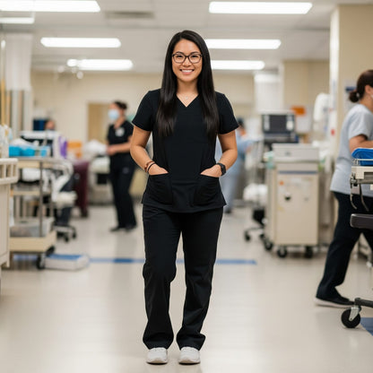 Women’s Premium Scrub Top – Elite Duo